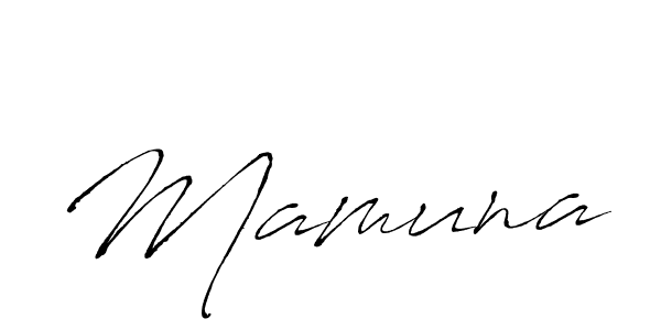 How to make Mamuna name signature. Use Antro_Vectra style for creating short signs online. This is the latest handwritten sign. Mamuna signature style 6 images and pictures png