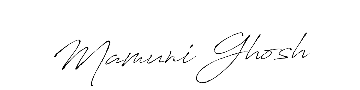 It looks lik you need a new signature style for name Mamuni Ghosh. Design unique handwritten (Antro_Vectra) signature with our free signature maker in just a few clicks. Mamuni Ghosh signature style 6 images and pictures png