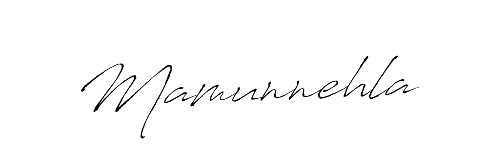 Design your own signature with our free online signature maker. With this signature software, you can create a handwritten (Antro_Vectra) signature for name Mamunnehla. Mamunnehla signature style 6 images and pictures png