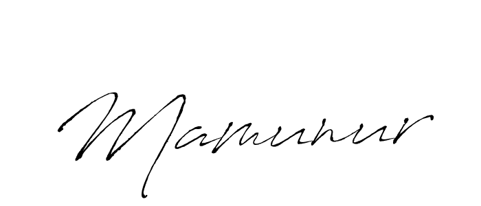 Create a beautiful signature design for name Mamunur. With this signature (Antro_Vectra) fonts, you can make a handwritten signature for free. Mamunur signature style 6 images and pictures png