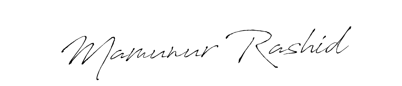 Make a short Mamunur Rashid signature style. Manage your documents anywhere anytime using Antro_Vectra. Create and add eSignatures, submit forms, share and send files easily. Mamunur Rashid signature style 6 images and pictures png