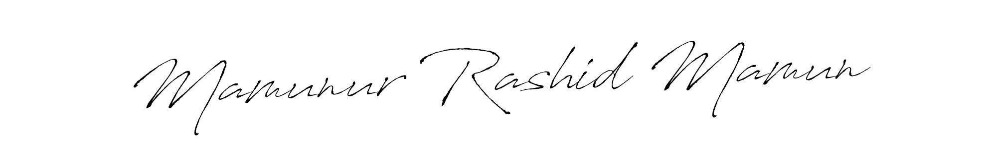 It looks lik you need a new signature style for name Mamunur Rashid Mamun. Design unique handwritten (Antro_Vectra) signature with our free signature maker in just a few clicks. Mamunur Rashid Mamun signature style 6 images and pictures png