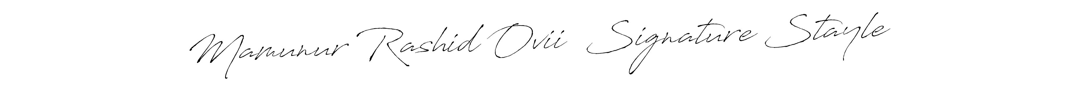 You can use this online signature creator to create a handwritten signature for the name Mamunur Rashid Ovii  Signature Stayle. This is the best online autograph maker. Mamunur Rashid Ovii  Signature Stayle signature style 6 images and pictures png