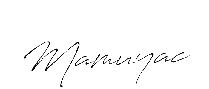 How to make Mamuyac name signature. Use Antro_Vectra style for creating short signs online. This is the latest handwritten sign. Mamuyac signature style 6 images and pictures png
