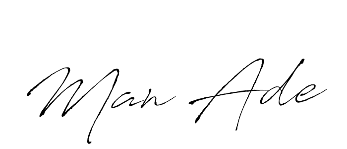 Make a beautiful signature design for name Man Ade. Use this online signature maker to create a handwritten signature for free. Man Ade signature style 6 images and pictures png