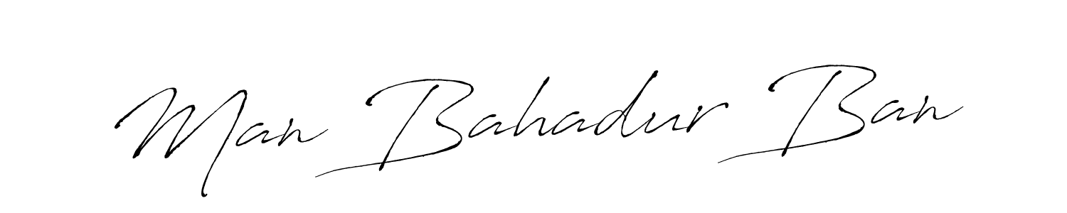 How to make Man Bahadur Ban signature? Antro_Vectra is a professional autograph style. Create handwritten signature for Man Bahadur Ban name. Man Bahadur Ban signature style 6 images and pictures png