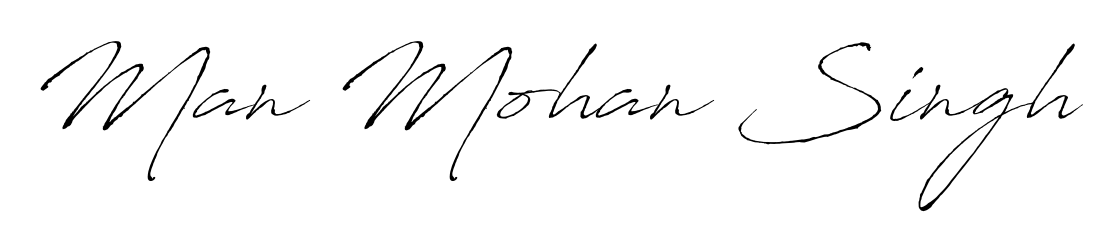 A dynamic signature style for Man Mohan Singh using Antro_Vectra script. Designed to look authentic, handwritten, and professional. Man Mohan Singh signature style 6 images and pictures png