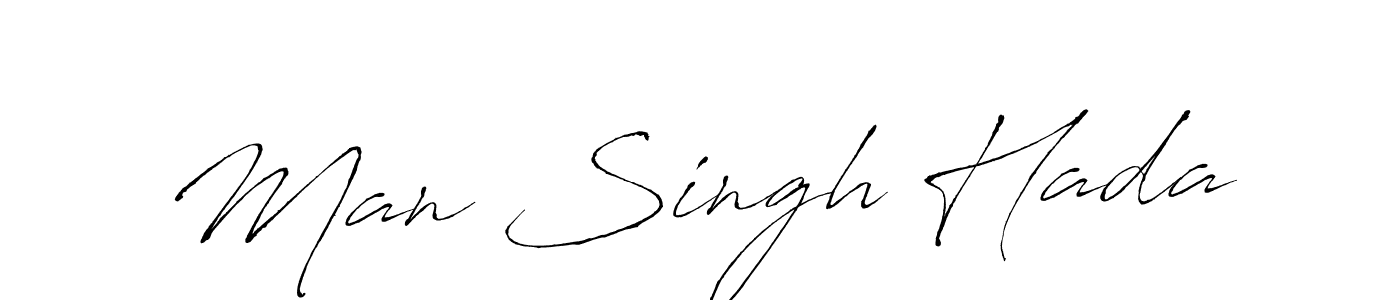 Make a beautiful signature design for name Man Singh Hada. Use this online signature maker to create a handwritten signature for free. Man Singh Hada signature style 6 images and pictures png