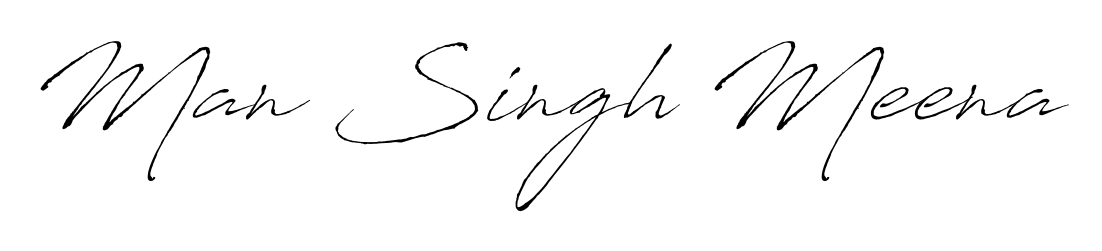 How to make Man Singh Meena signature? Antro_Vectra is a professional autograph style. Create handwritten signature for Man Singh Meena name. Man Singh Meena signature style 6 images and pictures png