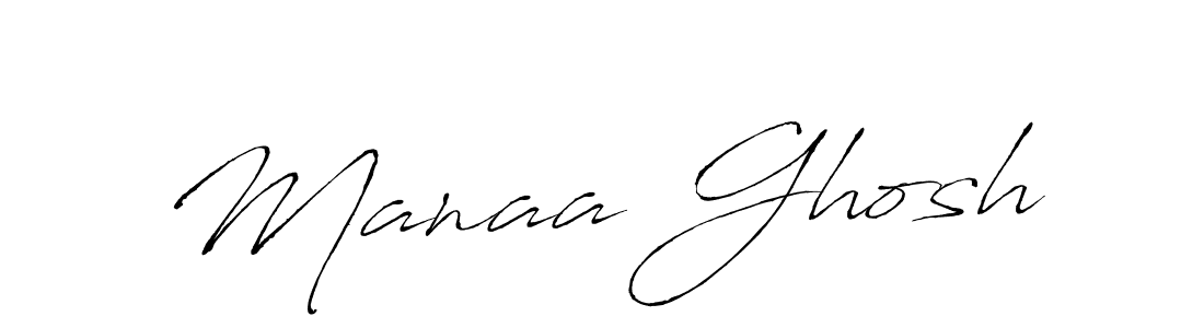 Design your own signature with our free online signature maker. With this signature software, you can create a handwritten (Antro_Vectra) signature for name Manaa Ghosh. Manaa Ghosh signature style 6 images and pictures png