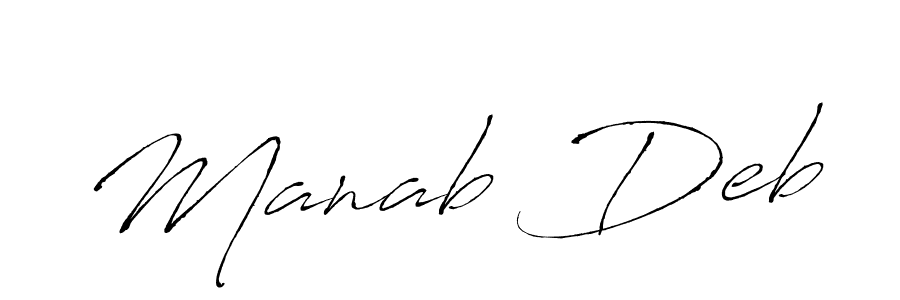 How to make Manab Deb signature? Antro_Vectra is a professional autograph style. Create handwritten signature for Manab Deb name. Manab Deb signature style 6 images and pictures png