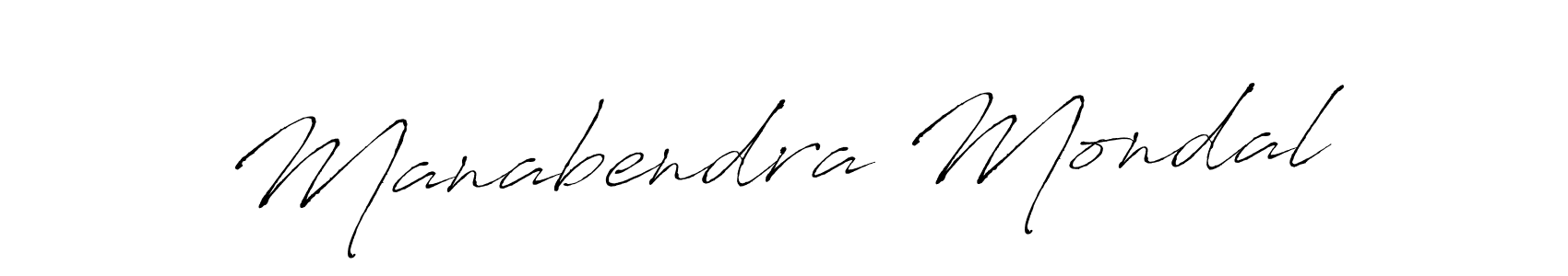 Create a beautiful signature design for name Manabendra Mondal. With this signature (Antro_Vectra) fonts, you can make a handwritten signature for free. Manabendra Mondal signature style 6 images and pictures png