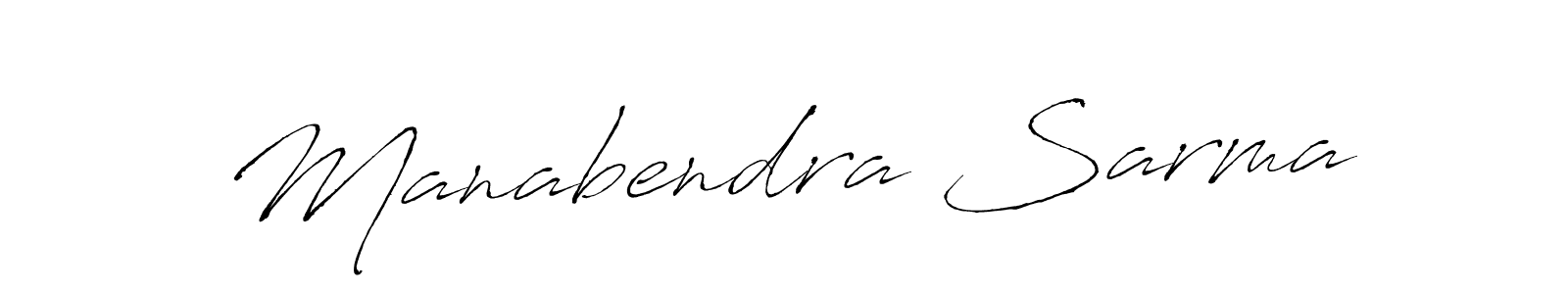 How to make Manabendra Sarma name signature. Use Antro_Vectra style for creating short signs online. This is the latest handwritten sign. Manabendra Sarma signature style 6 images and pictures png