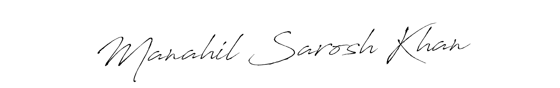 Similarly Antro_Vectra is the best handwritten signature design. Signature creator online .You can use it as an online autograph creator for name Manahil Sarosh Khan. Manahil Sarosh Khan signature style 6 images and pictures png