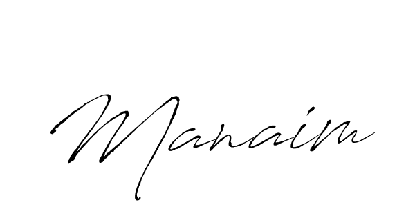 Antro_Vectra is a professional signature style that is perfect for those who want to add a touch of class to their signature. It is also a great choice for those who want to make their signature more unique. Get Manaim name to fancy signature for free. Manaim signature style 6 images and pictures png