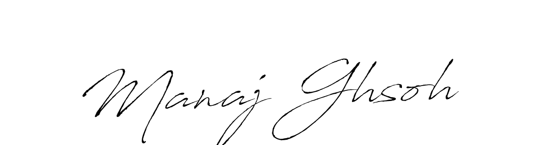 It looks lik you need a new signature style for name Manaj Ghsoh. Design unique handwritten (Antro_Vectra) signature with our free signature maker in just a few clicks. Manaj Ghsoh signature style 6 images and pictures png