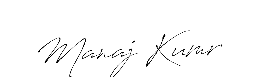 You should practise on your own different ways (Antro_Vectra) to write your name (Manaj Kumr) in signature. don't let someone else do it for you. Manaj Kumr signature style 6 images and pictures png