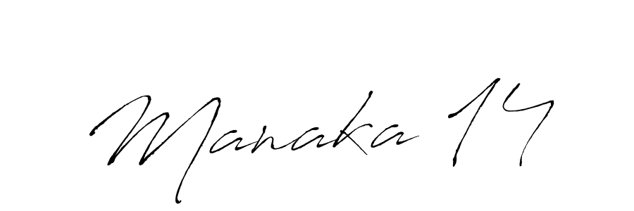 The best way (Antro_Vectra) to make a short signature is to pick only two or three words in your name. The name Manaka 14 include a total of six letters. For converting this name. Manaka 14 signature style 6 images and pictures png