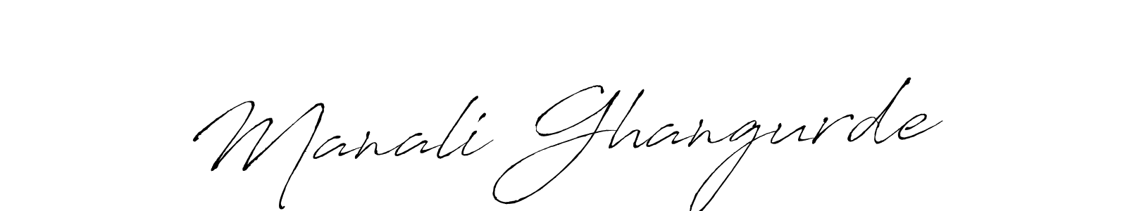 Antro_Vectra is a professional signature style that is perfect for those who want to add a touch of class to their signature. It is also a great choice for those who want to make their signature more unique. Get Manali Ghangurde name to fancy signature for free. Manali Ghangurde signature style 6 images and pictures png