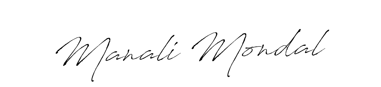 Also we have Manali Mondal name is the best signature style. Create professional handwritten signature collection using Antro_Vectra autograph style. Manali Mondal signature style 6 images and pictures png