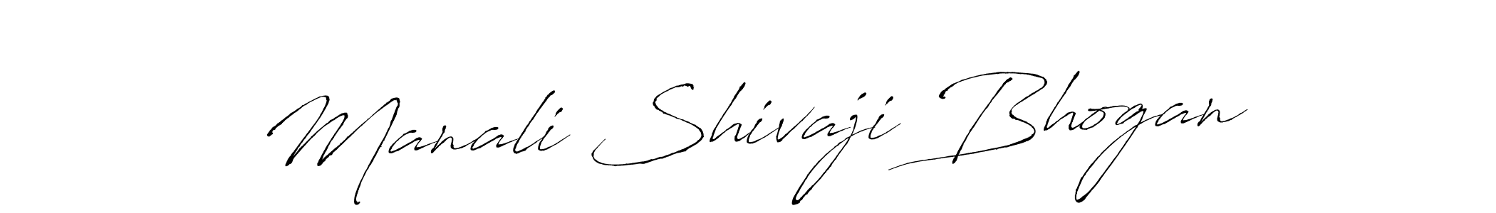 Use a signature maker to create a handwritten signature online. With this signature software, you can design (Antro_Vectra) your own signature for name Manali Shivaji Bhogan. Manali Shivaji Bhogan signature style 6 images and pictures png