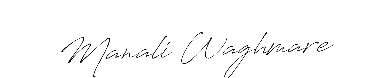 Also we have Manali Waghmare name is the best signature style. Create professional handwritten signature collection using Antro_Vectra autograph style. Manali Waghmare signature style 6 images and pictures png