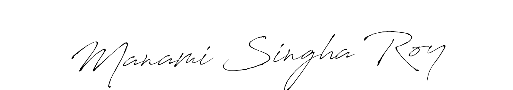 It looks lik you need a new signature style for name Manami Singha Roy. Design unique handwritten (Antro_Vectra) signature with our free signature maker in just a few clicks. Manami Singha Roy signature style 6 images and pictures png