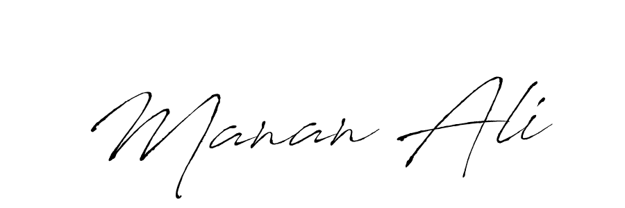 The best way (Antro_Vectra) to make a short signature is to pick only two or three words in your name. The name Manan Ali include a total of six letters. For converting this name. Manan Ali signature style 6 images and pictures png