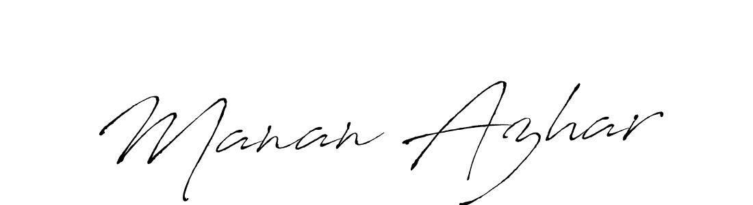 You can use this online signature creator to create a handwritten signature for the name Manan Azhar. This is the best online autograph maker. Manan Azhar signature style 6 images and pictures png