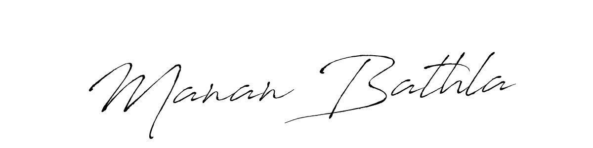 Also You can easily find your signature by using the search form. We will create Manan Bathla name handwritten signature images for you free of cost using Antro_Vectra sign style. Manan Bathla signature style 6 images and pictures png