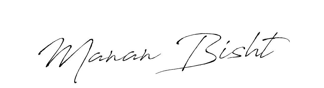 Create a beautiful signature design for name Manan Bisht. With this signature (Antro_Vectra) fonts, you can make a handwritten signature for free. Manan Bisht signature style 6 images and pictures png