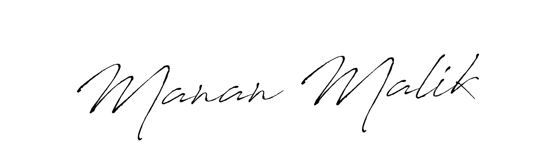 Also You can easily find your signature by using the search form. We will create Manan Malik name handwritten signature images for you free of cost using Antro_Vectra sign style. Manan Malik signature style 6 images and pictures png