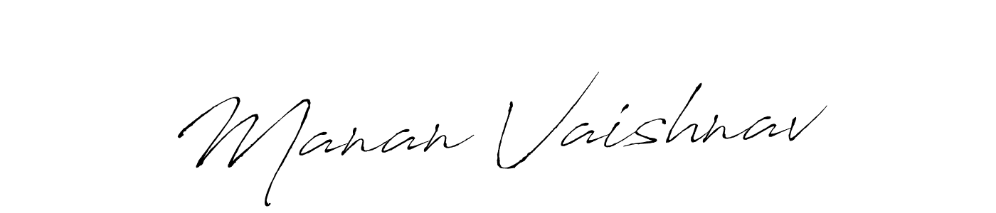 How to make Manan Vaishnav signature? Antro_Vectra is a professional autograph style. Create handwritten signature for Manan Vaishnav name. Manan Vaishnav signature style 6 images and pictures png