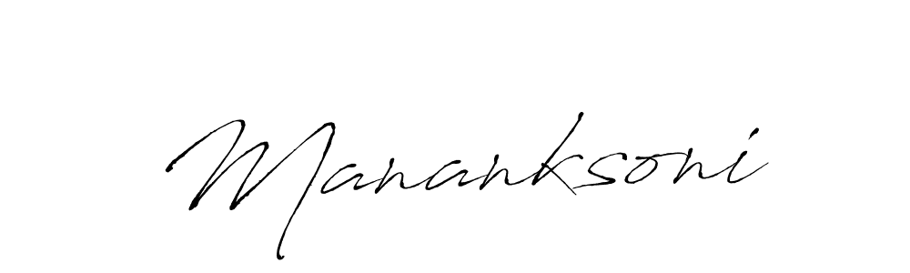 Also You can easily find your signature by using the search form. We will create Mananksoni name handwritten signature images for you free of cost using Antro_Vectra sign style. Mananksoni signature style 6 images and pictures png