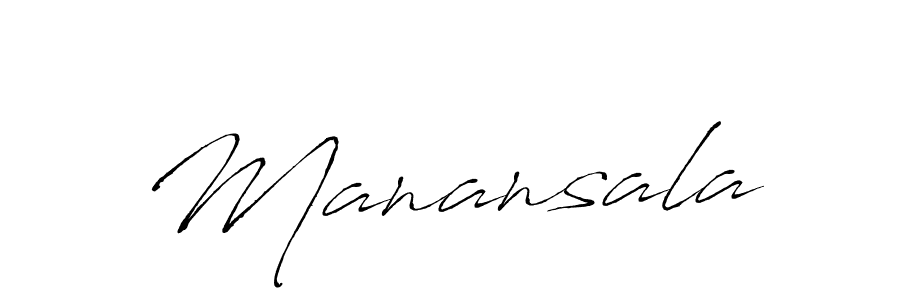 How to make Manansala signature? Antro_Vectra is a professional autograph style. Create handwritten signature for Manansala name. Manansala signature style 6 images and pictures png