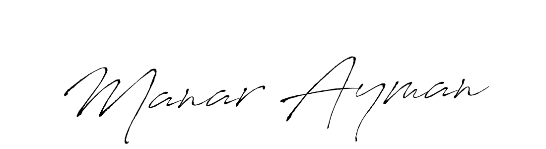 It looks lik you need a new signature style for name Manar Ayman. Design unique handwritten (Antro_Vectra) signature with our free signature maker in just a few clicks. Manar Ayman signature style 6 images and pictures png