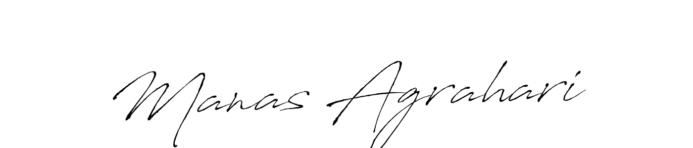 It looks lik you need a new signature style for name Manas Agrahari. Design unique handwritten (Antro_Vectra) signature with our free signature maker in just a few clicks. Manas Agrahari signature style 6 images and pictures png