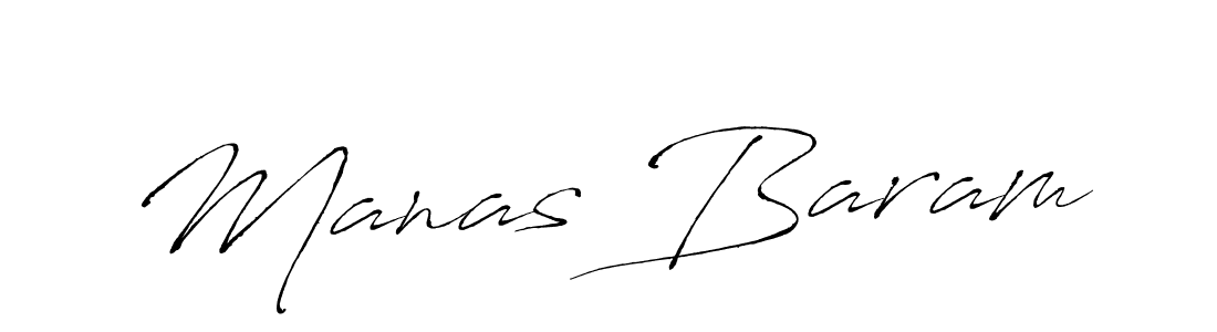 Use a signature maker to create a handwritten signature online. With this signature software, you can design (Antro_Vectra) your own signature for name Manas Baram. Manas Baram signature style 6 images and pictures png