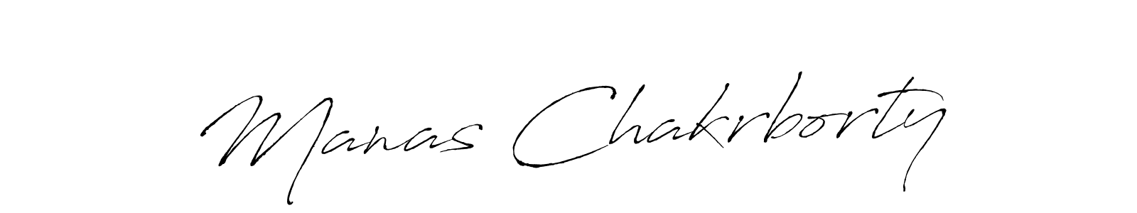 Create a beautiful signature design for name Manas Chakrborty. With this signature (Antro_Vectra) fonts, you can make a handwritten signature for free. Manas Chakrborty signature style 6 images and pictures png