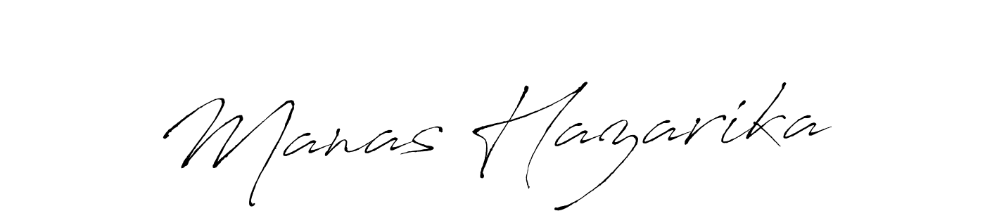 How to make Manas Hazarika name signature. Use Antro_Vectra style for creating short signs online. This is the latest handwritten sign. Manas Hazarika signature style 6 images and pictures png