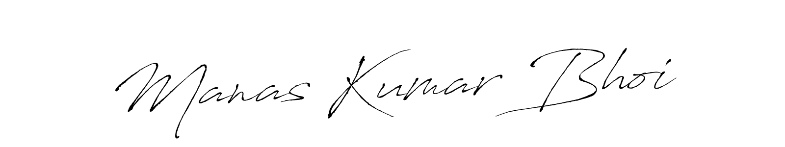How to make Manas Kumar Bhoi name signature. Use Antro_Vectra style for creating short signs online. This is the latest handwritten sign. Manas Kumar Bhoi signature style 6 images and pictures png
