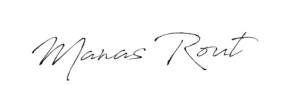 How to make Manas Rout name signature. Use Antro_Vectra style for creating short signs online. This is the latest handwritten sign. Manas Rout signature style 6 images and pictures png