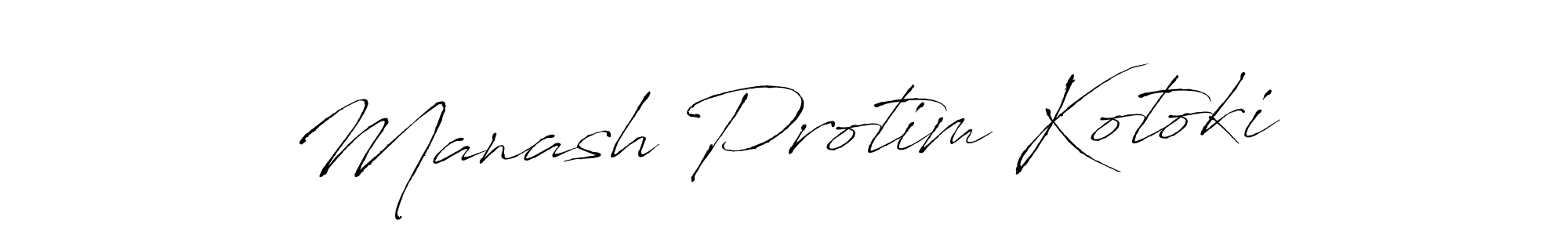 You should practise on your own different ways (Antro_Vectra) to write your name (Manash Protim Kotoki) in signature. don't let someone else do it for you. Manash Protim Kotoki signature style 6 images and pictures png