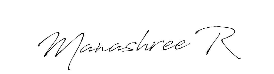 Make a beautiful signature design for name Manashree R. Use this online signature maker to create a handwritten signature for free. Manashree R signature style 6 images and pictures png
