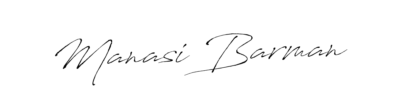 Make a beautiful signature design for name Manasi Barman. With this signature (Antro_Vectra) style, you can create a handwritten signature for free. Manasi Barman signature style 6 images and pictures png