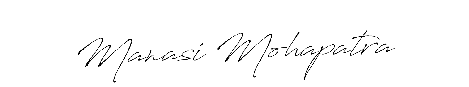 How to make Manasi Mohapatra signature? Antro_Vectra is a professional autograph style. Create handwritten signature for Manasi Mohapatra name. Manasi Mohapatra signature style 6 images and pictures png