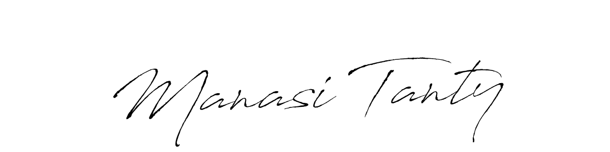 Design your own signature with our free online signature maker. With this signature software, you can create a handwritten (Antro_Vectra) signature for name Manasi Tanty. Manasi Tanty signature style 6 images and pictures png