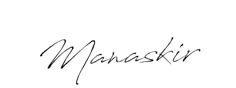 Antro_Vectra is a professional signature style that is perfect for those who want to add a touch of class to their signature. It is also a great choice for those who want to make their signature more unique. Get Manaskir name to fancy signature for free. Manaskir signature style 6 images and pictures png