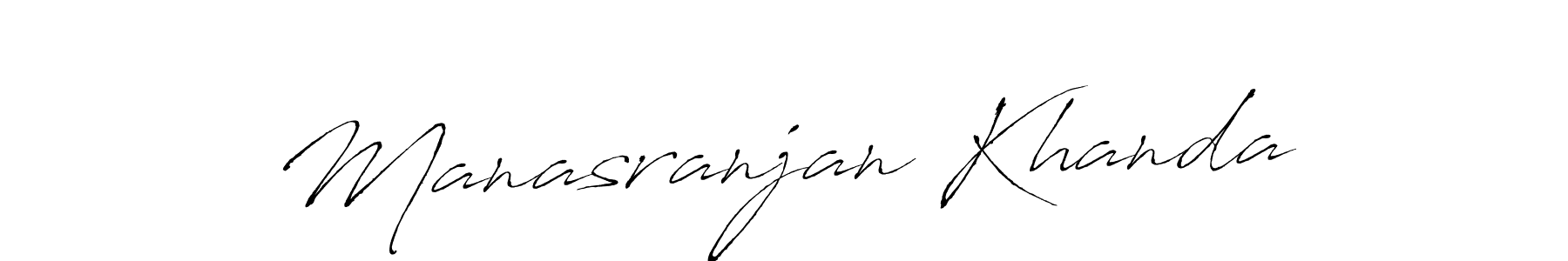 Design your own signature with our free online signature maker. With this signature software, you can create a handwritten (Antro_Vectra) signature for name Manasranjan Khanda. Manasranjan Khanda signature style 6 images and pictures png