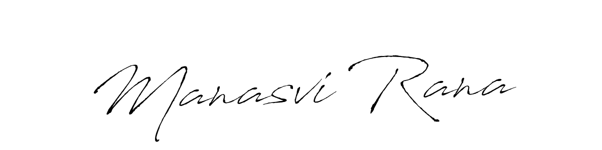 Manasvi Rana stylish signature style. Best Handwritten Sign (Antro_Vectra) for my name. Handwritten Signature Collection Ideas for my name Manasvi Rana. Manasvi Rana signature style 6 images and pictures png